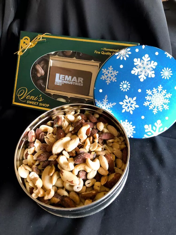 Chocolate And Nuts Christmas Gift Box