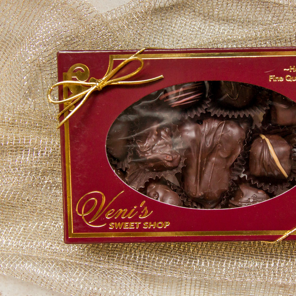 half pound dark assortment chocolate for sale
